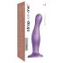 / Strap-on-me Curvy L - dildo ondulato con base (viola)