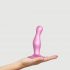 Dildo Curvy S con Ventosa - Ondulato, in Silicone (Rosa) 