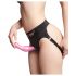 Strap-on-me Curvy S - dildo ondulato con base (rosa)