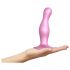 Dildo Ondulato con Base e Ventosa Strap-on-me Curvy M (Rosa) 