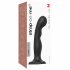 Dildo Curvato con Base Strap-on-me P&G M (Nero) 