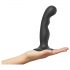 Dildo Curvato con Base Strap-on-me P&G M (Nero) 