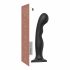 Dildo Curvo con Base Strap-on-me P&G L - Nero 