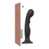 Dildo Curvo con Base Strap-on-me P&G L - Nero 