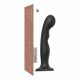 Dildo Curvo con Base Strap-on-me P&G L - Nero 