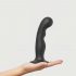 Dildo Curvo con Base Strap-on-me P&G L - Nero 