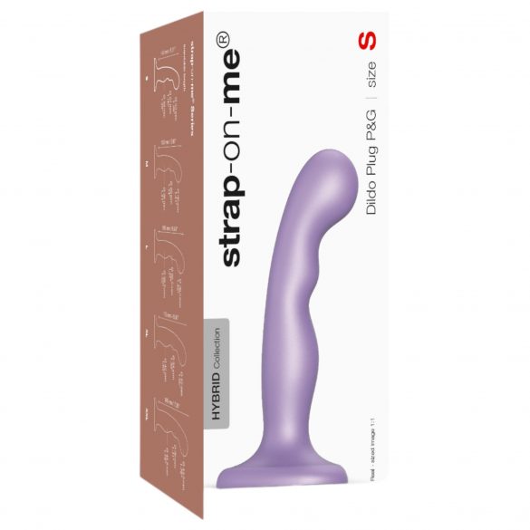 Dildo con Ventosa e Curvatura Strap-on-me P&G S (viola) 