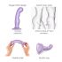 Dildo con Ventosa e Curvatura Strap-on-me P&G S (viola) 