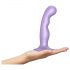 Dildo Curvo con Base Strap-on-me P&G M (Viola) 