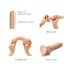 Strap-on-me S - Dildo realistico a doppio strato con base (naturale)