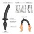 / Strap-on-me Switch Semi-Realistic S - Dildo in silicone 2 in 1 (nero)