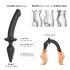 / Strap-on-me Switch Semi-Realistico XXL - Dildo in silicone 2 in 1 (nero)