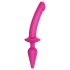 / Strap-on-me Swith Semi-Realistic L - Dildo in silicone 2in1 (rosa)