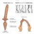 Dildo in silicone 2in1 Strap-on-me Swith Realistico S (naturale scuro) 