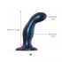 Dildo Anale Flessibile Strap-on-me Snaky M - Blu Metallico 