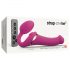 Strap-on-me M - vibratore indossabile ad onde d'aria (rosa)