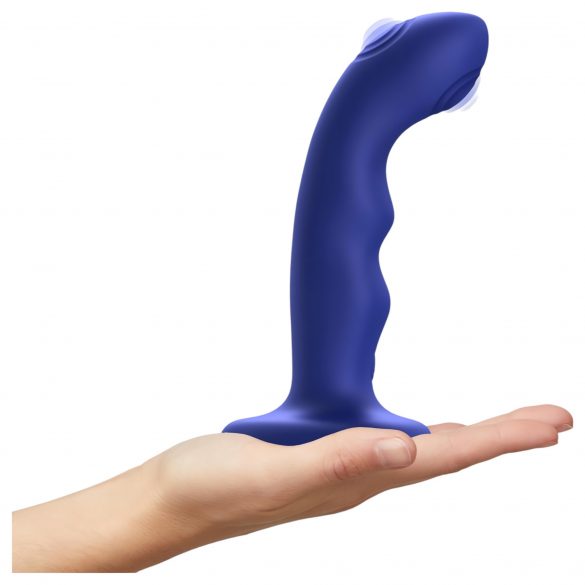 Stimolatore G-spot Pulsante Impermeabile di Strap-on-me (blu) 