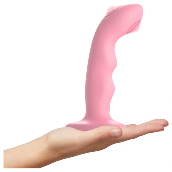 Stimolatore del Punto G Impermeabile e Pulsante Strap-on-me (Rosa) 