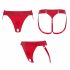 Mutande con Imbragatura Regolabile Strap-on-me - XS-XXL (rosso) 