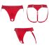 Mutande con Imbragatura Regolabile Strap-on-me - XS-XXL (rosso) 