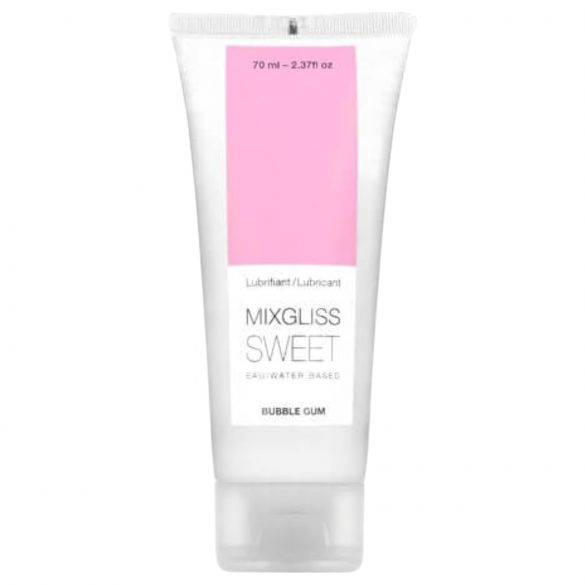 Mixgliss Sweet Bubble Gum - Lubrificante a base d'acqua gusto gomma (70ml)