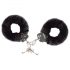 Amore e Catene - Manette in peluche nere 