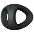 Love to Love Flux - anello fallico in silicone (nero)