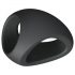 Love to Love Flux - anello fallico in silicone (nero)