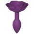 Love to Love Open Roses S - plug anale in silicone (viola)