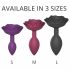 Dildo Anale in Silicone "Open Roses S" Colore Lilla 