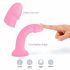 Dildolls Scintillante - dildo in silicone con ventosa (rosa) 