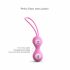 Love to Love Joia - duo di geisha balls in silicone (rosa)