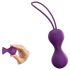 Love to Love Joia - duo di palline geisha in silicone (viola)