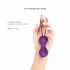 Duo di palline vaginali in silicone "Love to Love Joia" antiallergiche (viola) 