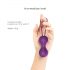 Love to Love Joia - duo di palline geisha in silicone (viola)