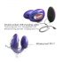 Wonderlover - vibratore punto G con stimolatore clitorideo (viola metallizzato)