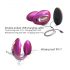 Wonderlover - Vibratore Punto G con stimolatore clitorideo (rosa metallizzato)