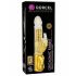 Dorcel Orgasmic Rabbit - Vibratore dorato con stimolatore clitoride.