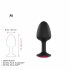 Plug Anale Dorcel Geisha Ruby M con Gemma Rosa - Dildo Anale Nero 