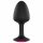 Dorcel Geisha Plug Ruby L - plug anale con gemma rosa (nero)