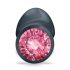 Dorcel Geisha Plug Ruby L - plug anale con gemma rosa (nero)