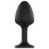 Dorcel Geisha Plug Diamond XL - plug anale con pietra bianca (nero)