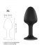 Dorcel Geisha Plug Diamond XL - plug anale con pietra bianca (nero)