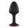 Plug Anale Geisha Ruby XL con Gemma Rosa - Dildo Nero 