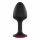 Plug Anale Geisha Ruby XL con Gemma Rosa - Dildo Nero 