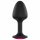 Plug Anale Geisha Ruby XL con Gemma Rosa - Dildo Nero 