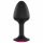 Dorcel Geisha Plug Ruby XL - plug anale con gemma rosa (nero)