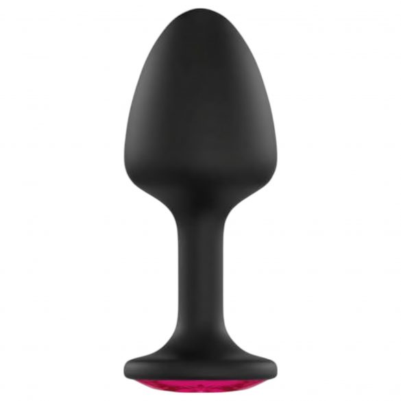 Plug Anale Geisha Ruby XL con Gemma Rosa - Dildo Nero 