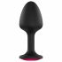 Plug Anale Geisha Ruby XL con Gemma Rosa - Dildo Nero 