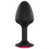 Dorcel Geisha Plug Ruby XL - plug anale con gemma rosa (nero)